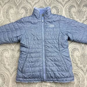 Girls North Face Reversible Mossbud Swirl Jacket